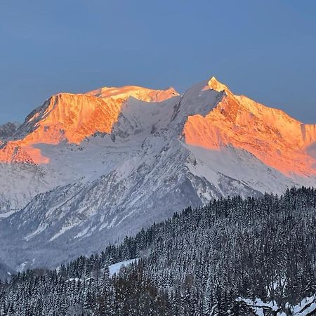 Vue Splendide Mont Blanc Saint-Gervais-les-Bains Exterior foto