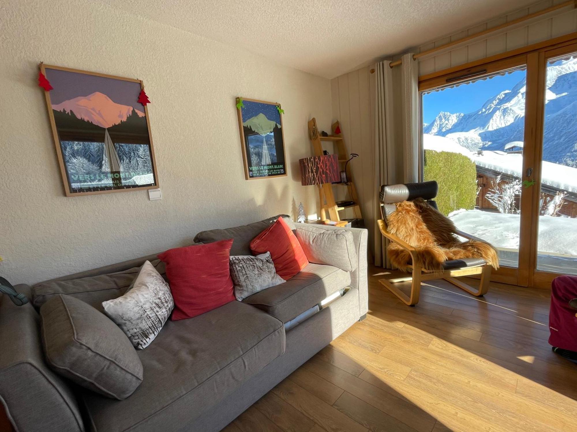 Vue Splendide Mont Blanc Saint-Gervais-les-Bains Exterior foto