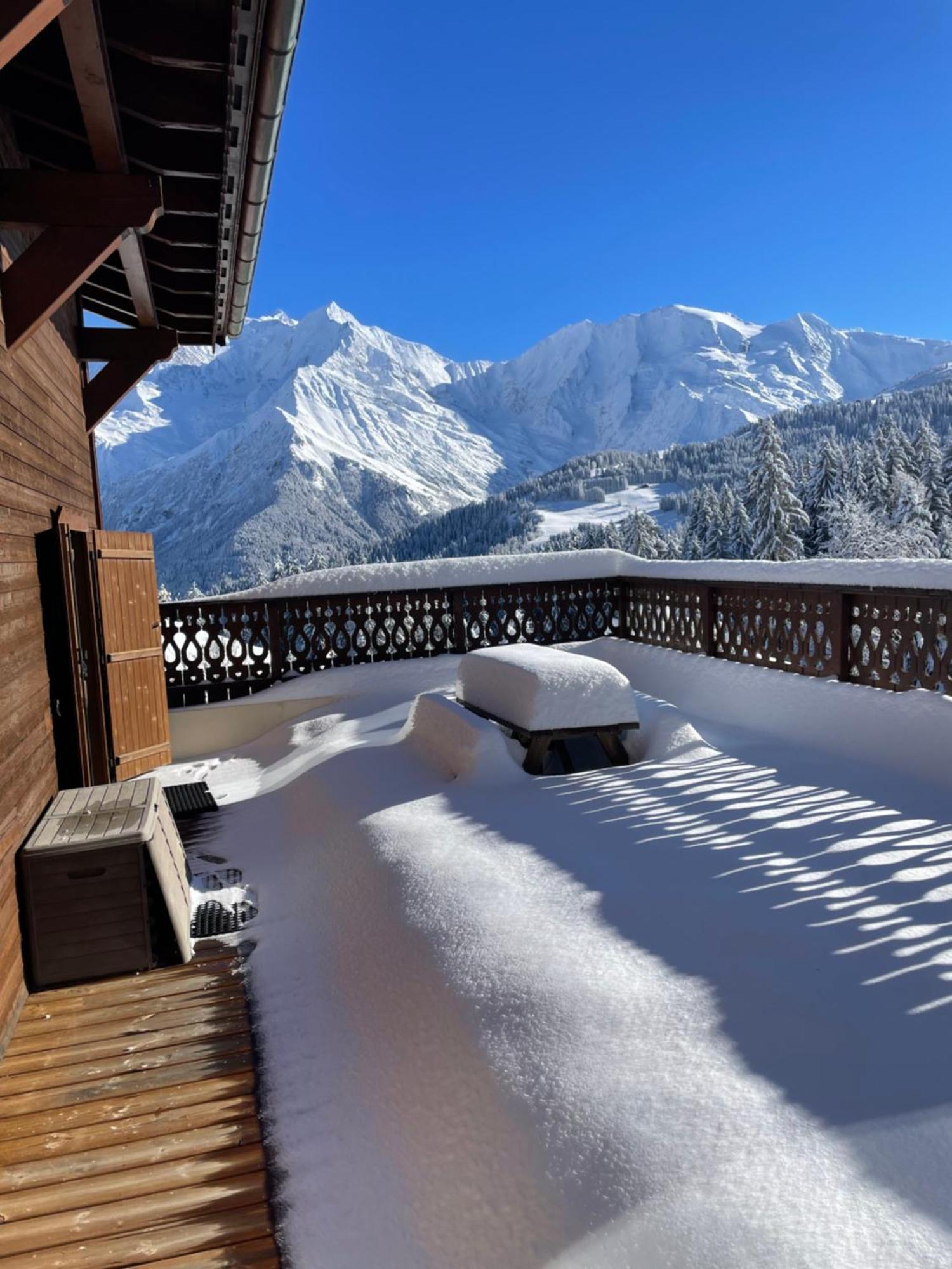 Vue Splendide Mont Blanc Saint-Gervais-les-Bains Exterior foto